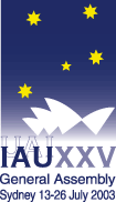 Sydney IAU XXV 2003