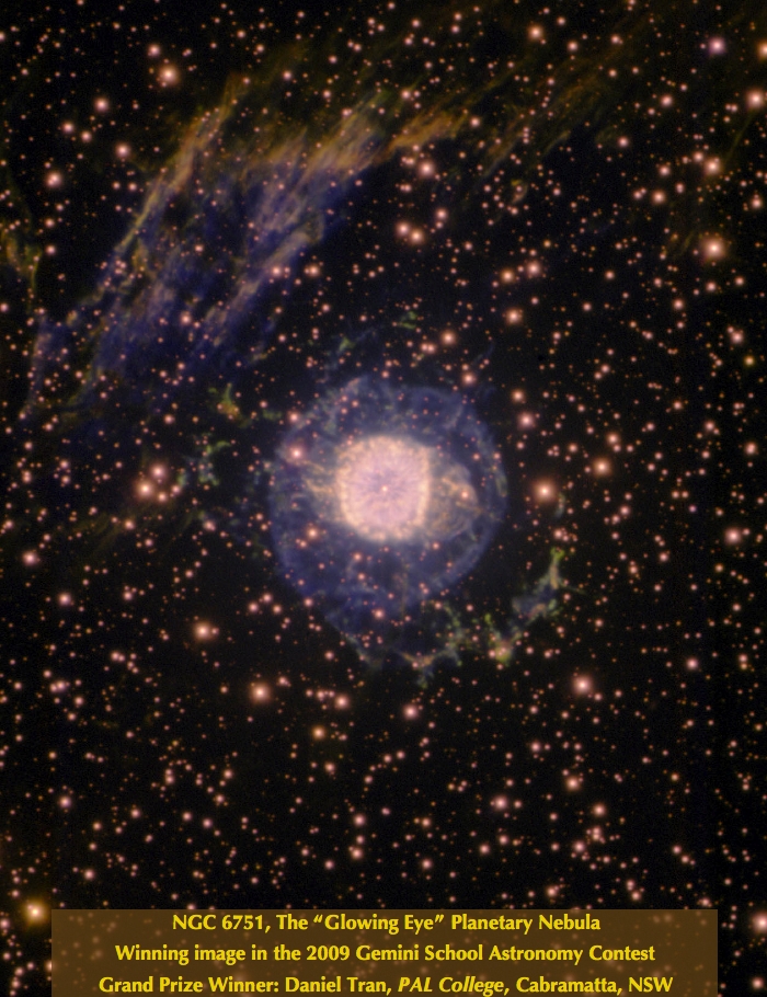 The Glowing Eye nebula winning image for the 2009 contest.