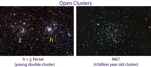 The double open cluster h and χ Persei.