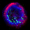 Supernova remnant in the small magellanic cloud