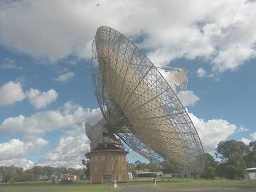 Image of the Parkes Radio Telescope