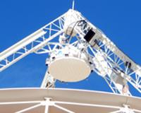 The MkII PAF installed on an ASKAP antenna at the MRO. Credit: CSIRO