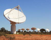 CSIRO's ASKAP antennas at the MRO.