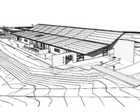 Building diagram of CSIRO's new Murchison Support Facility (MSF) in Geraldton. Credit: CSIRO.
