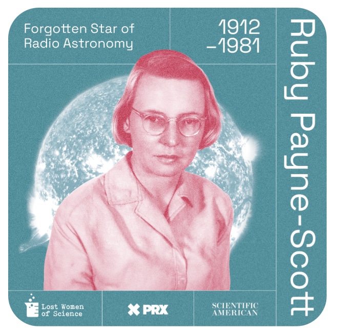 An image of pioneering radio astronomer Ruby Payne-Scott, from a podcast about her career.