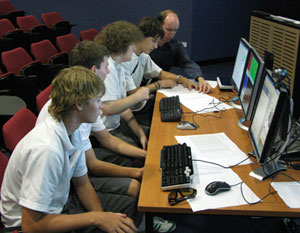 Muswellbrook High students observing