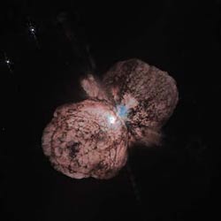 HST closeup image of Eta Carinae