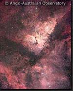 Photo of Eta Carinae, an HII region