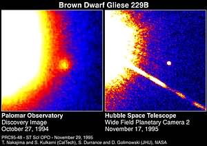 Gliese 229B, a brown dwarf.