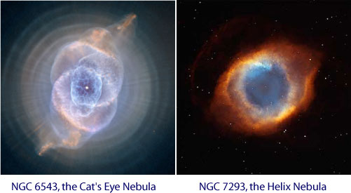 NGC 6543, the Cat's Eye Nebula.
