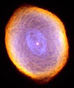 IC 418, the Spirograph Nebula, a planetary nebula.