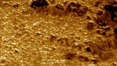 The Sun's surface in 3D.