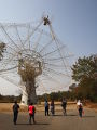 Visitors near a GMRT antenna