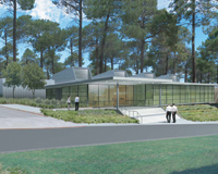 An artist's impression of the iVEC Pawsey Centre in Perth, Western Australia. Credit: CSIRO.