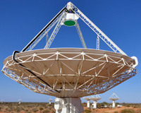The first multi-beam test image created with three ASKAP antennas at the MRO.