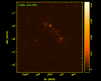 The Small Magellanic Cloud at 4.8GHz