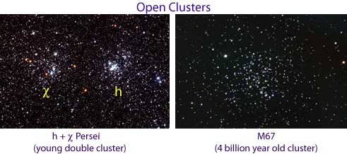 The double open cluster h and χ Persei.