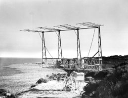Photo: An 8-element Yagi antenna, built in 1951